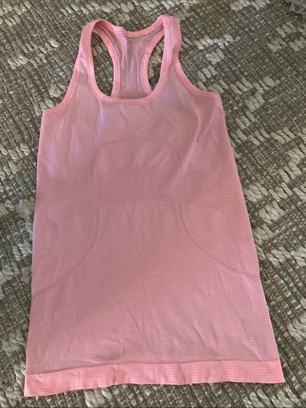 lululemon athletica Pink Seamless Racerback Tank
